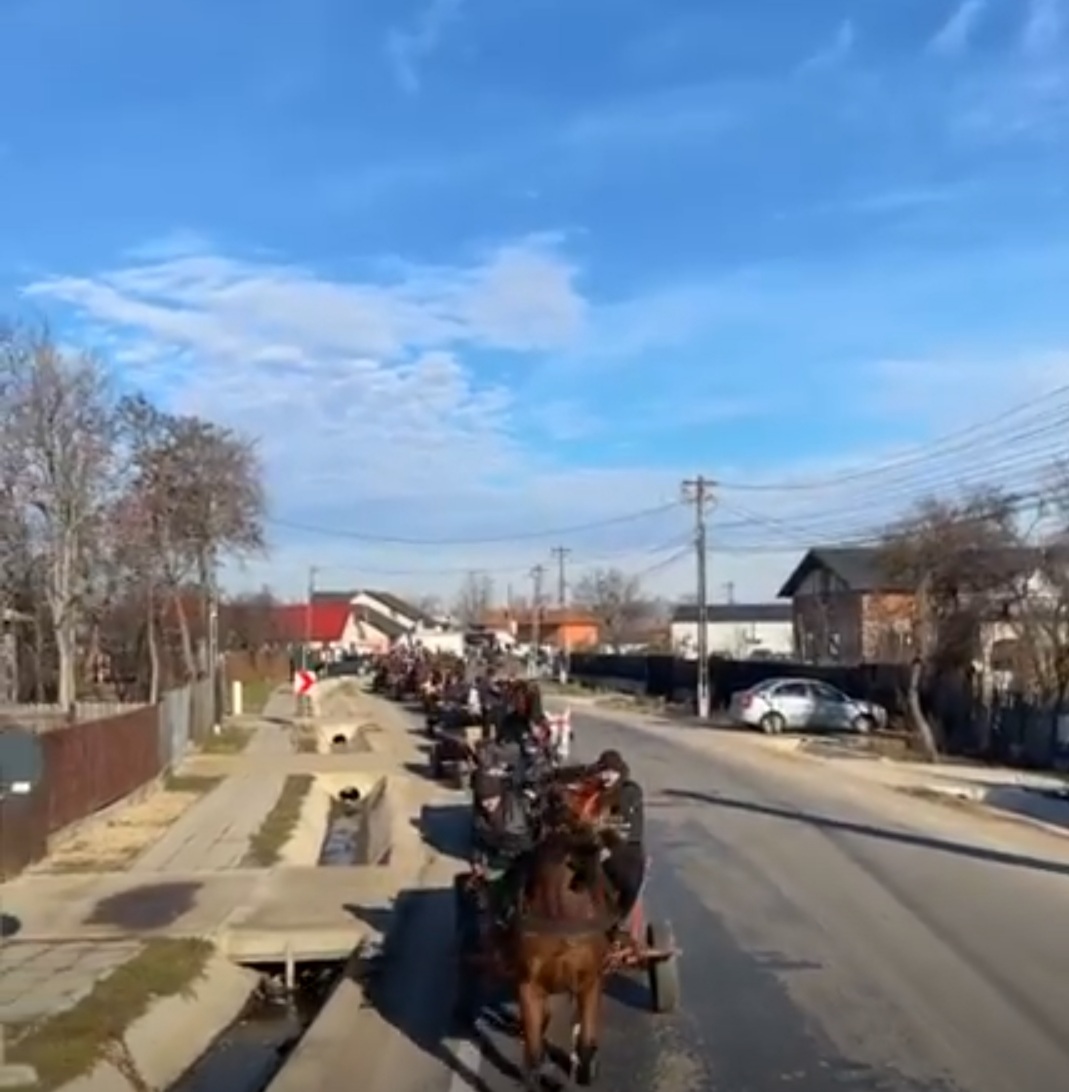 Botezul Cailor, astăzi, 6 ianuarie, în ziua de Bobotează, Vișina a fost martora unui eveniment deosebit, un omagiu adus tradițiilor străvechi ale satului.