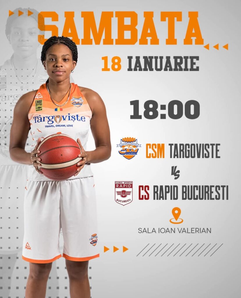 Zi de meci la Târgoviște: Un nou meci de poveste pentru CSM Târgoviște, duelul cu CS Rapid București promite spectacol Zi de meci la Târgoviște, CSM Târgoviște se pregătește să scrie istorie în baschet.