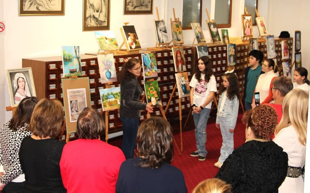 Vernisaj  la Biblioteca Județeană Dâmbovița: „Bucuria culorilor”,  o celebrare a artei și pasiunii.