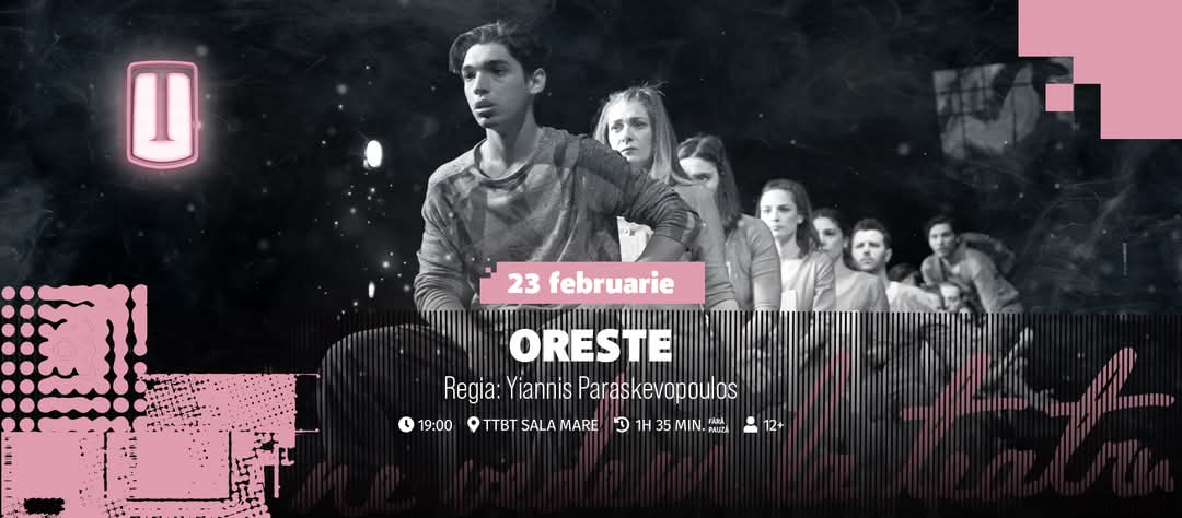 Pe 23 februarie 2025, ora 19:00, Teatrul Tony Bulandra din Târgoviște va găzdui un eveniment teatral de excepție: Oreste, o adaptare modernă a celebrei tragedii antice de Euripide.