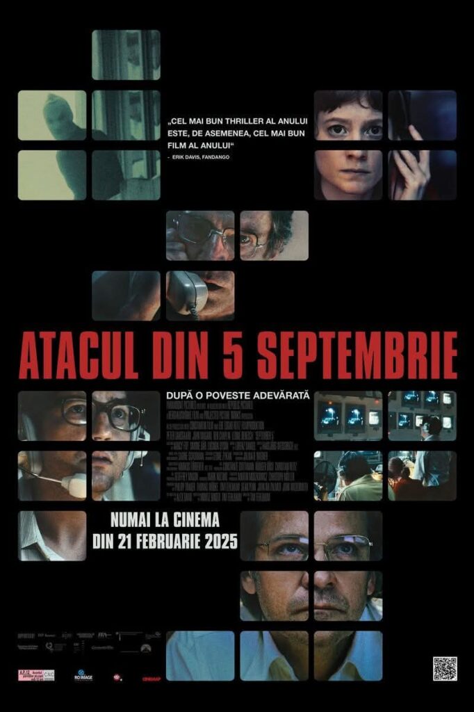 Tensiune, curaj și istorie pe marele ecran la Cinema Independența Tensiune, curaj și istorie pe marele ecran la Cinema Independența.Pe 6 martie, la ora 19:00, nu rata ocazia de a viziona un thriller captivant la Cinema Independența din Târgoviște: „Atacul din 5 septembrie”!
