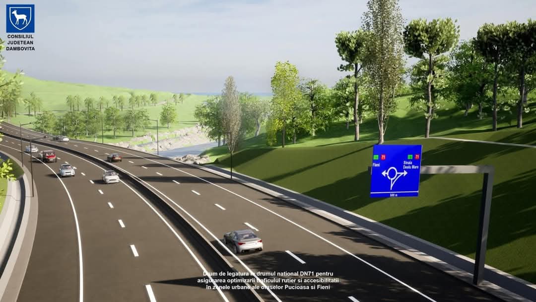 Istorie în Dâmbovița: S-a semnat contractul pentru Centura orașelor Pucioasa și Fieni. Președintele Consiliului Județean Dâmbovița, Corneliu Ștefan,