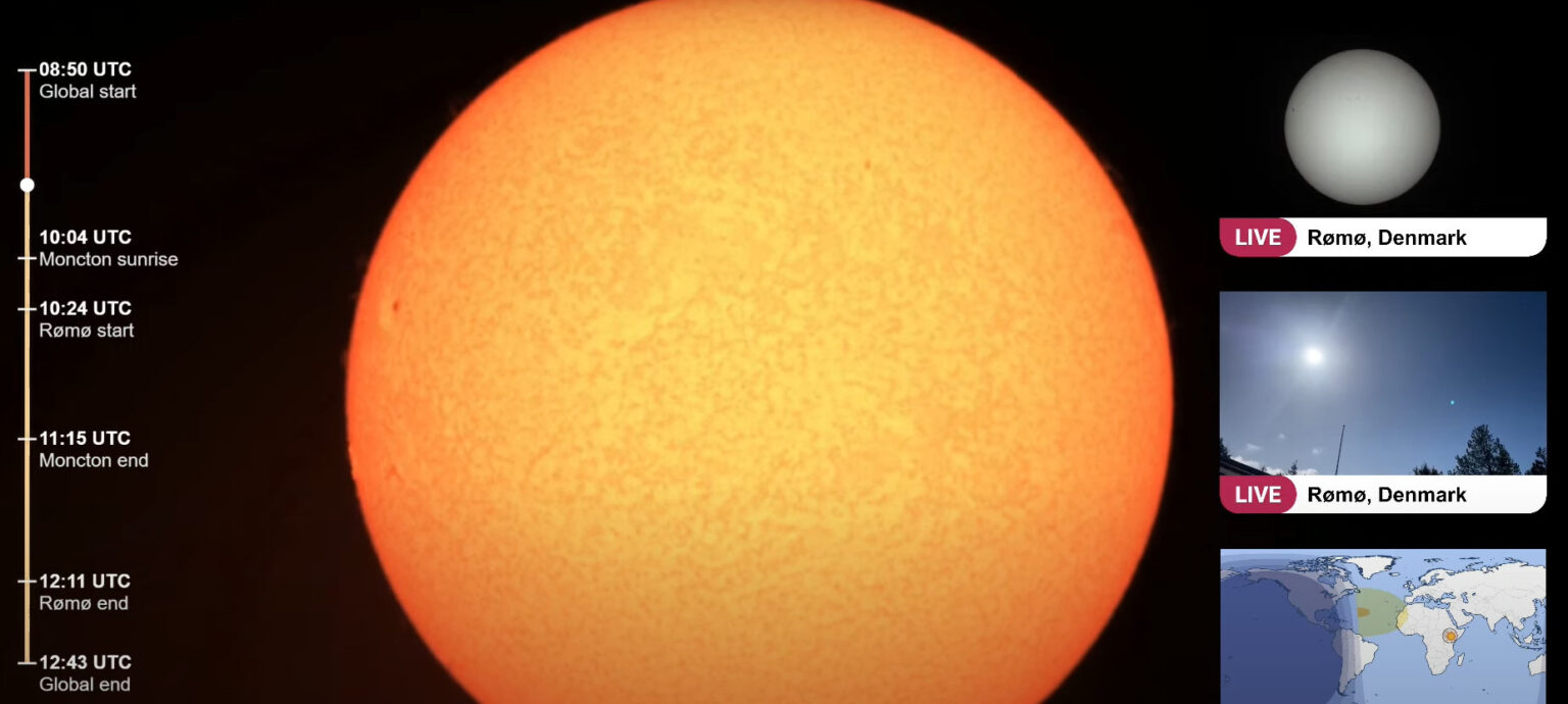 Astăzi, 29 martie 2025, are loc o eclipsă parțială de Soare care va fi vizibilă în vestul Europei și într-o mică măsură în nord-vestul României, dar din păcate,