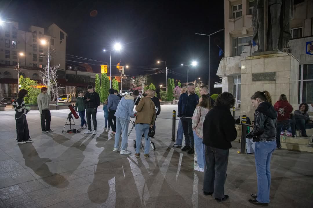 Aseară, Târgoviște a fost un punct important pe harta evenimentului global Luna Mondială a Astronomiei (Global Astronomy Month),