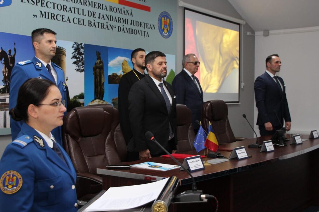 Jandarmeria Dâmbovița sărbătorește 175 de ani de la înființare Astăzi, 3 aprilie 2025, Jandarmeria Dâmbovița- Inspectoratul de Jandarmi Județean „Mircea cel Bătrân” marchează un moment important