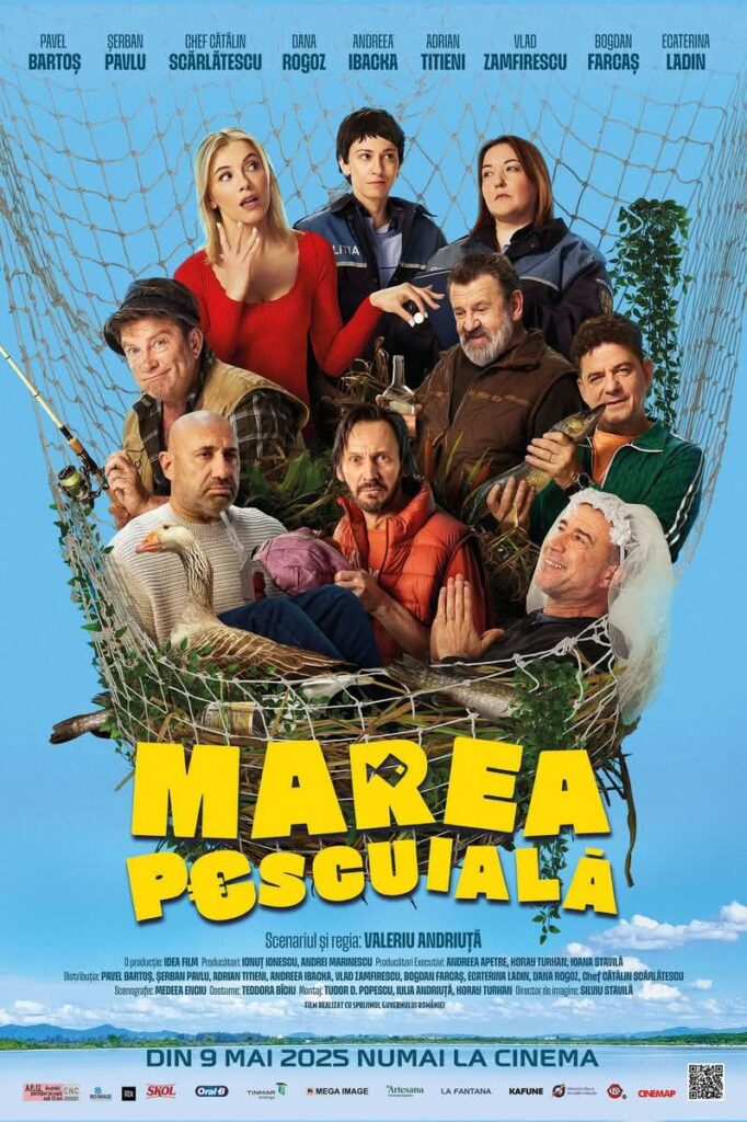 „Marea Pescuială” este un film despre pescuit, prietenie și momente haotice care transformă o simplă baltă într-un loc unde visurile și problemele se amestecă într-o poveste plină de râsete și peripeții!