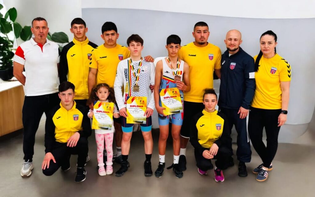 Performanță de top pentru luptătorii de la Clubul Sportiv Școlar Târgoviște la Campionatul Național U17