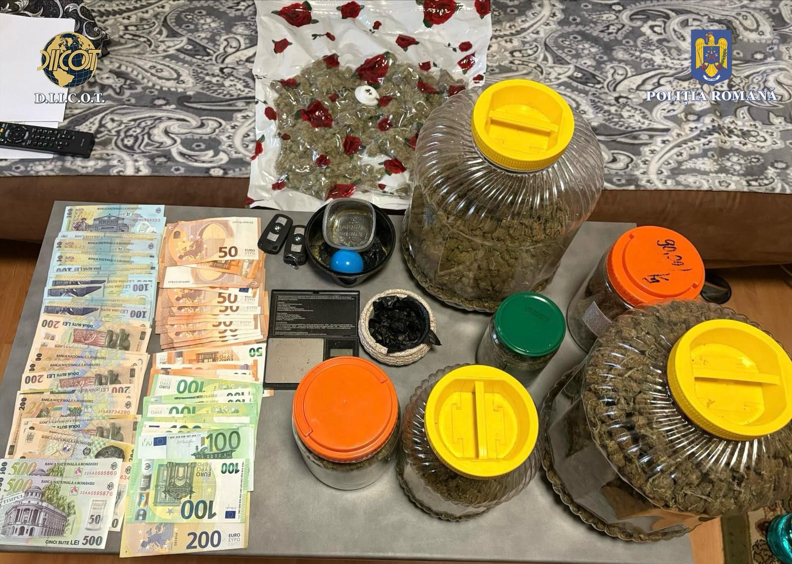 Rețea de trafic de droguri destructurată în Dâmbovița și București.Polițiștii Serviciului de Combatere a Criminalității Organizate Dâmbovița,