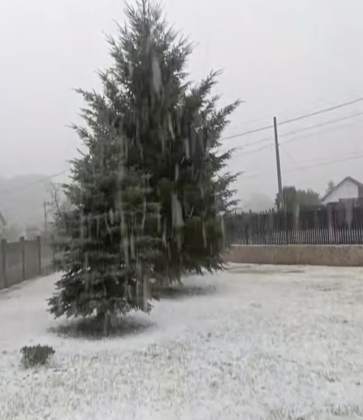 Astăzi, între localitățile Doicești și Aninoasa, un fenomen meteorologic extrem a transformat Drumul Național 71 într-un veritabil drum de iarnă, în ciuda faptului că ne aflăm în plină primăvară. Un potop de grindină s-a abătut asupra zonei, depunând un strat consistent de gheață pe carosabil, afectând grav vizibilitatea și îngreunând circulația rutieră.