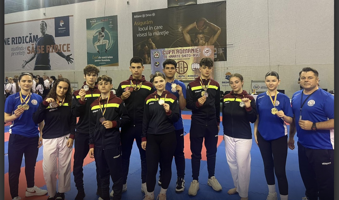 CS Târgoviște, în top la Cupa României la Karate Shito Ryu, 16 medalii și un val de ambiție pe tatami