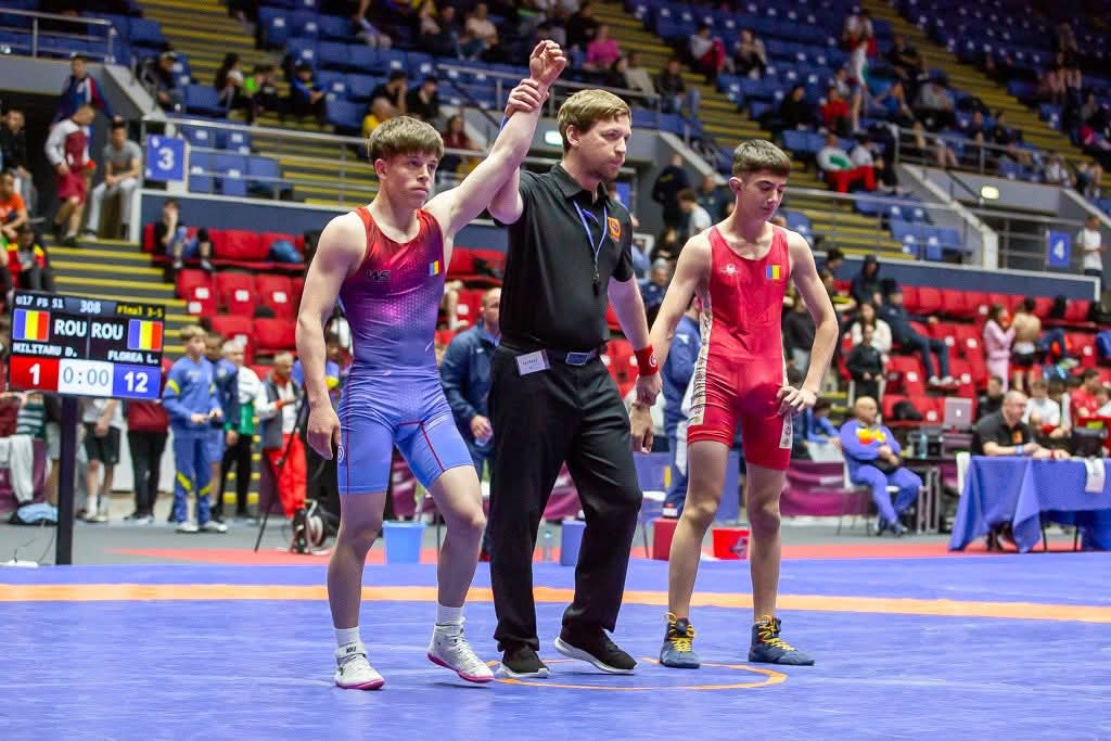 Luptătorul Florea Laurențiu de la CSȘ Târgoviște, bronz la Turneul Internațional U17