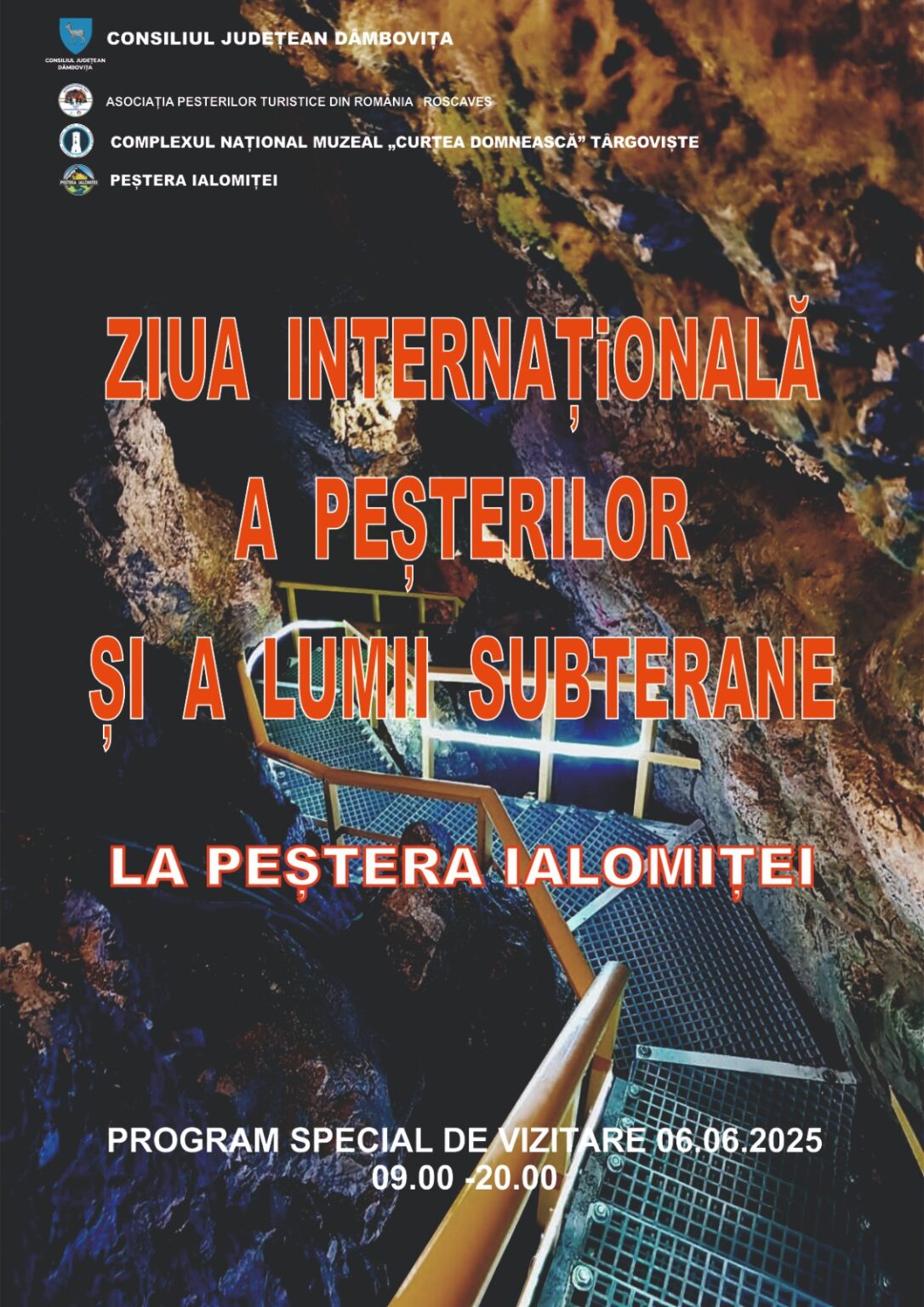 Peștera Ialomiței, deschisă până seara târziu, turiștii sunt invitați să sărbătorească „Ziua Internațională a Peșterilor și a Lumii Subterane”