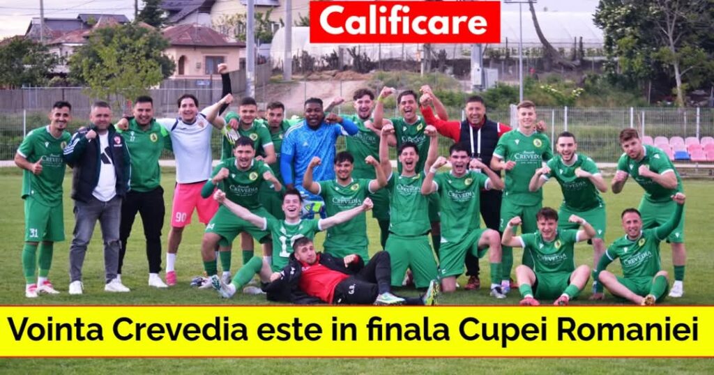 Voința Crevedia, victorie clară și calificare în finala Cupei României – faza județeană Dâmbovița