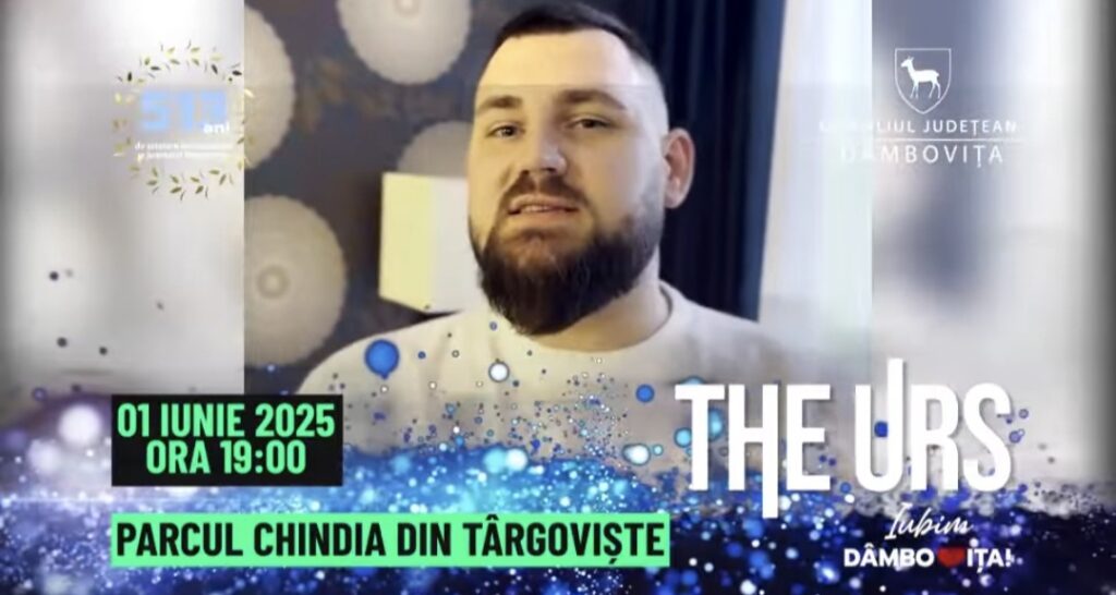 „Zilele Județului Dâmbovița”: Superconcert cu THE URS, pe 1 iunie, în Parcul Chindia „Zilele Județului Dâmbovița”: Superconcert cu THE URS, pe 1 iunie, în Parcul Chindia