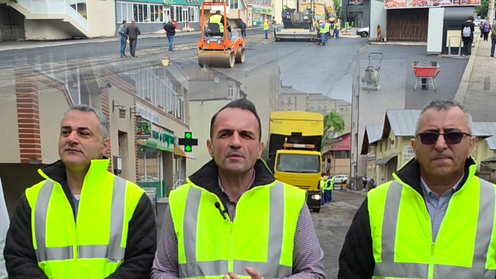 Târgoviște: Strada Udriște Năsturel intră în linie dreaptă! Investiție importantă în infrastructură urbană. VIDEO