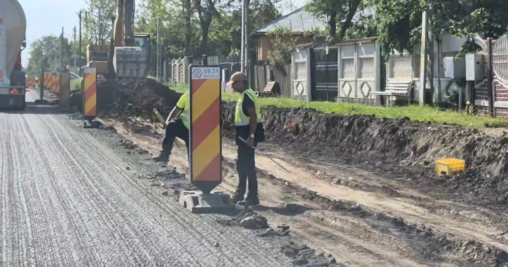Lucrările de lărgire la patru benzi pe tronsonul DN71 Bâldana–Târgoviște, avansează. VIDEO