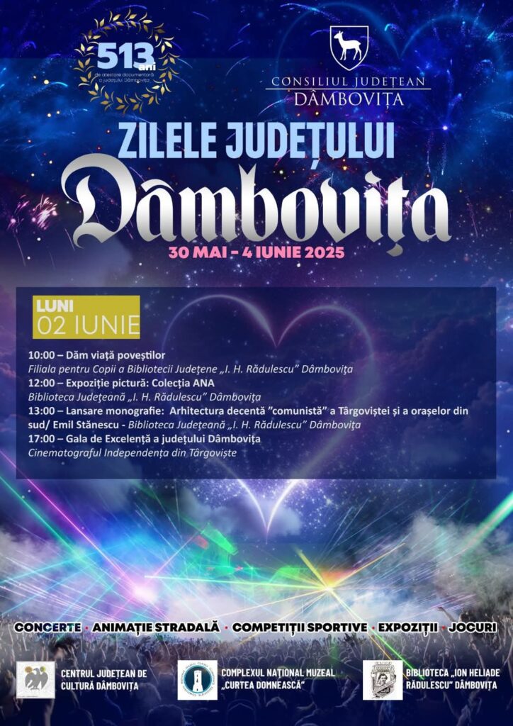 Gala de Excelență a Județului Dâmbovița: Creativitate și excelență în prim-plan, la „Zilele Județului Dâmbovița”