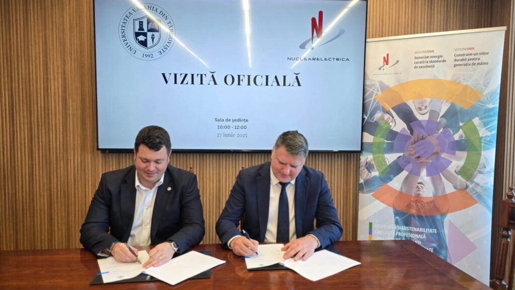  Parteneriat pentru un viitor sustenabil: Universitatea „Valahia” Târgoviște și Nuclearelectrica