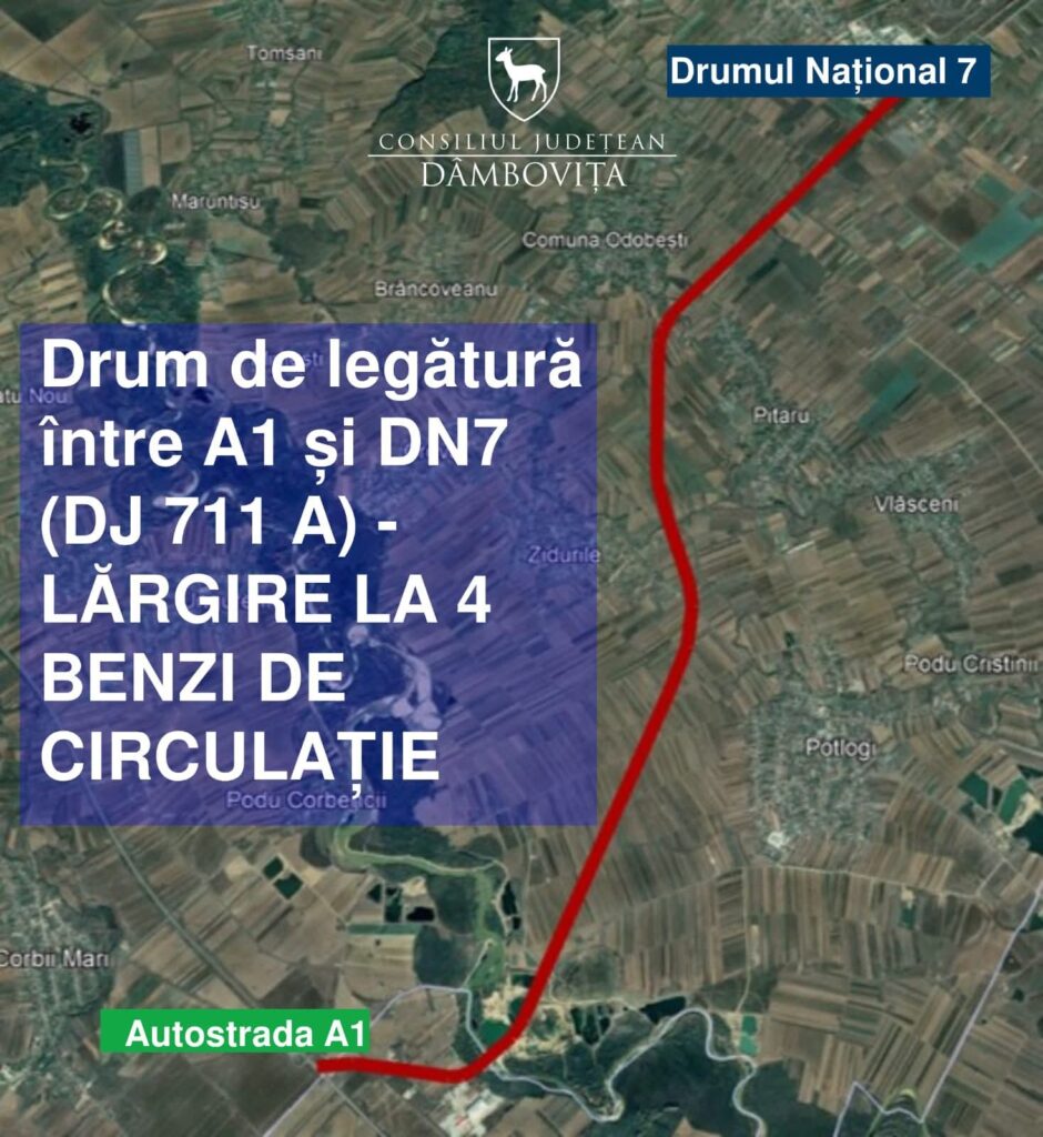 Președintele CJ Dâmbovița, Corneliu Ștefan: Drum de mare viteză între A1 și DN7, scos la licitație!