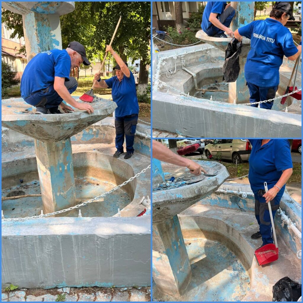 Titu, orașul care se schimbă zi de zi: Lucrări ample de întreținere, modernizare și înfrumusețare