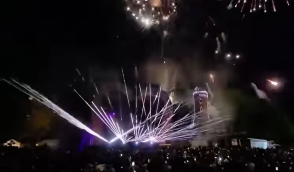 Un spectaculos show de lasere și artificii de Zilele Județului Dâmbovița