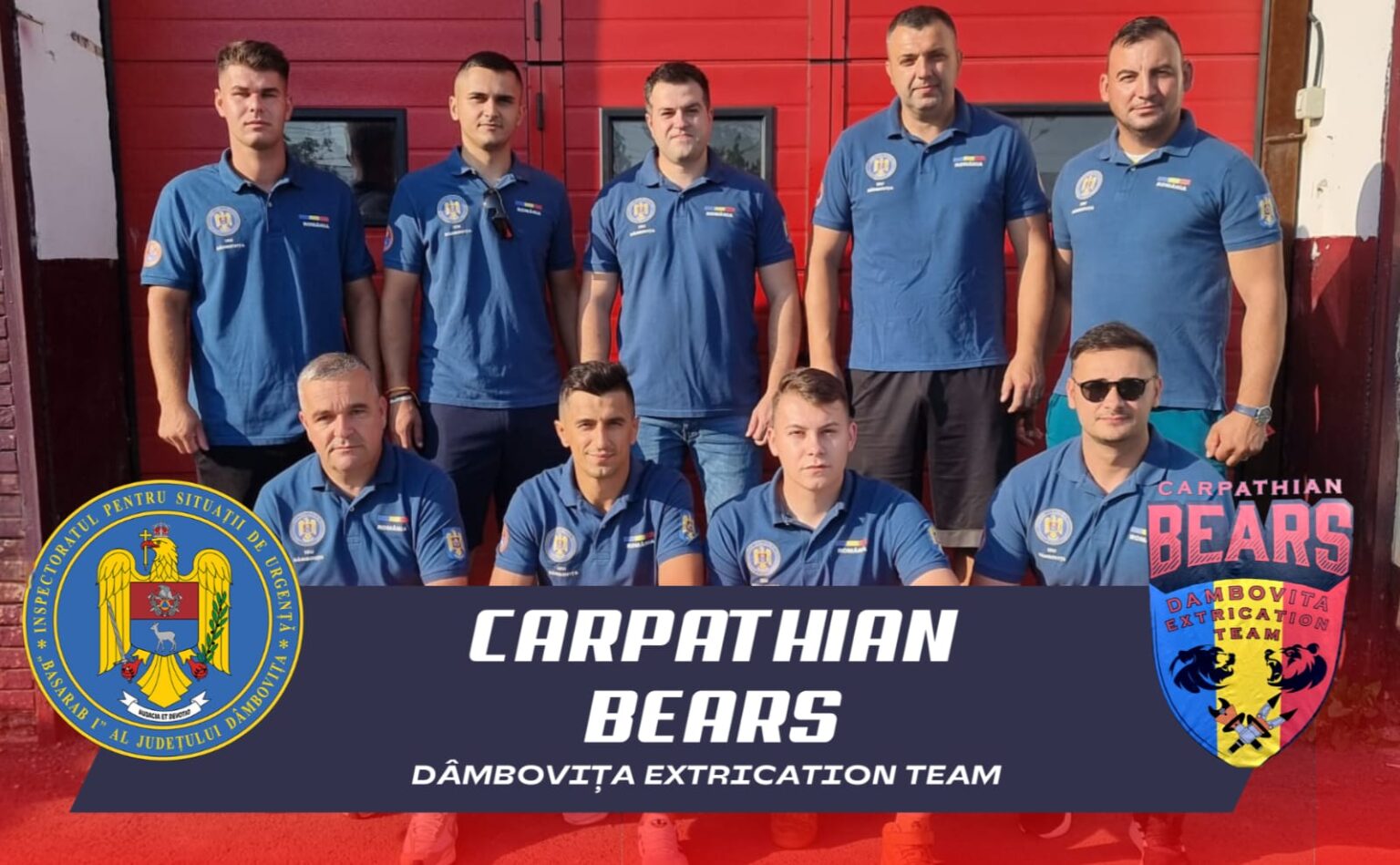 Echipa „Carpathian Bears” din Dâmbovița participă la etapa națională a Competiției de Descarcerare și Prim Ajutor Echipa „Carpathian Bears” din Dâmbovița participă la etapa națională a Competiției de Descarcerare și Prim Ajutor