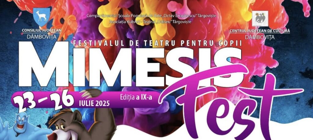 Mimesis Fest 2025 aduce magia teatrului pentru copii în Piața Mihai Viteazul din Târgoviște