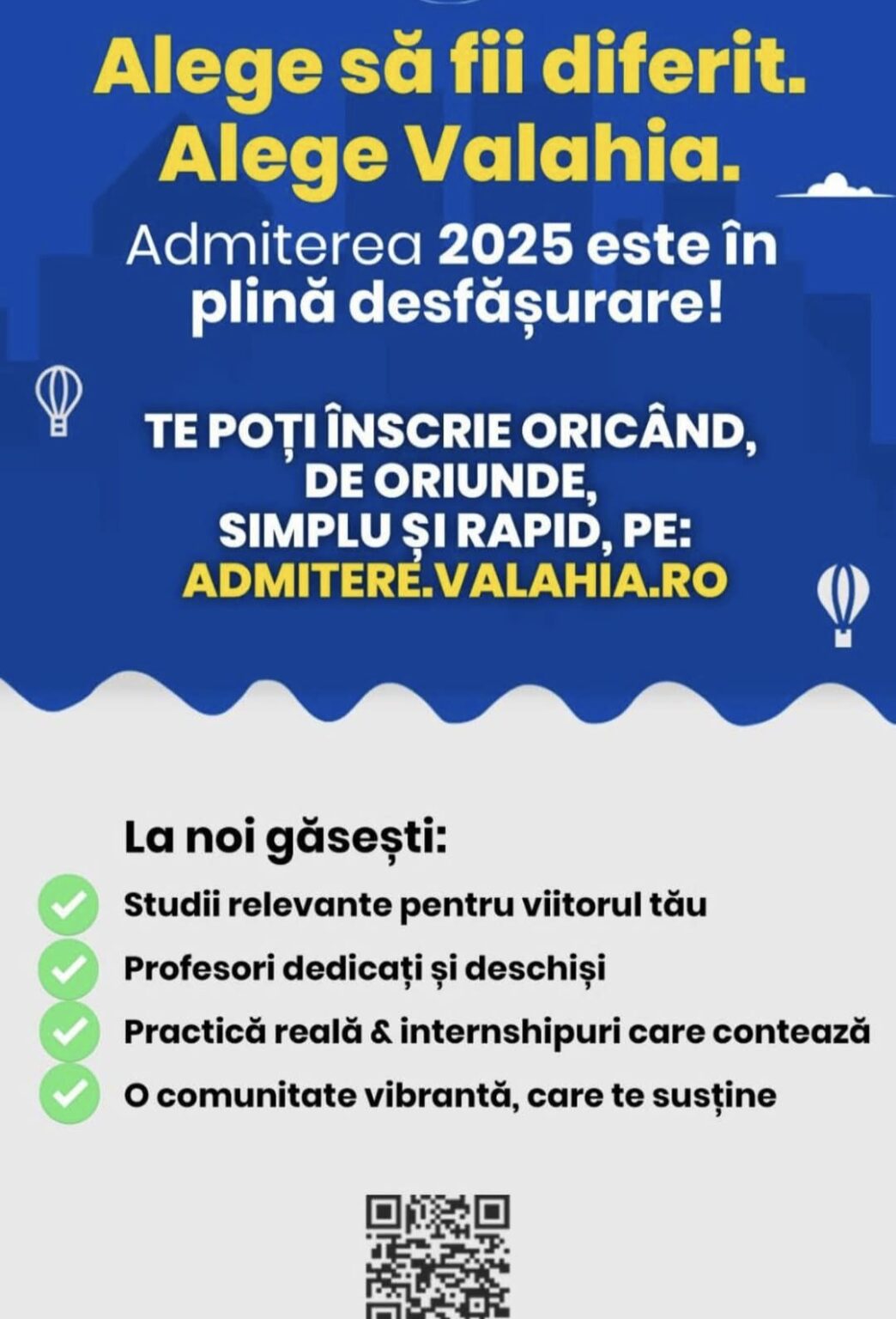 Admiterea 2025 la Universitatea Valahia din Târgoviște este în plină desfășurare! Admiterea 2025 la Universitatea Valahia din Târgoviște este în plină desfășurare!