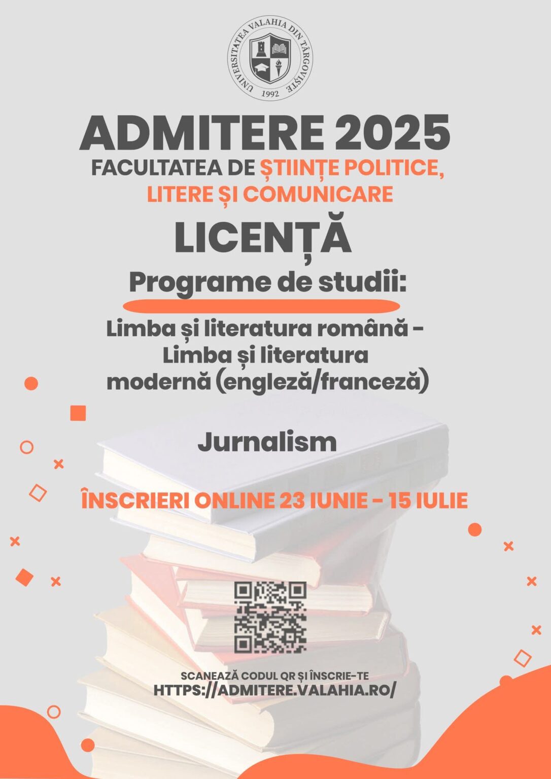ADMITERE : Universitatea „Valahia” din Târgoviște își deschide porțile pentru viitorii comunicatori și jurnaliști ai României