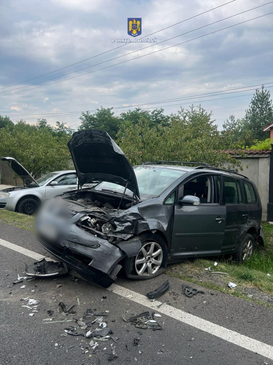 Ciocnire în lanț pe DN72 Târgoviște-Găești: Cinci mașini implicate și trafic complet blocat la Șuța Seacă