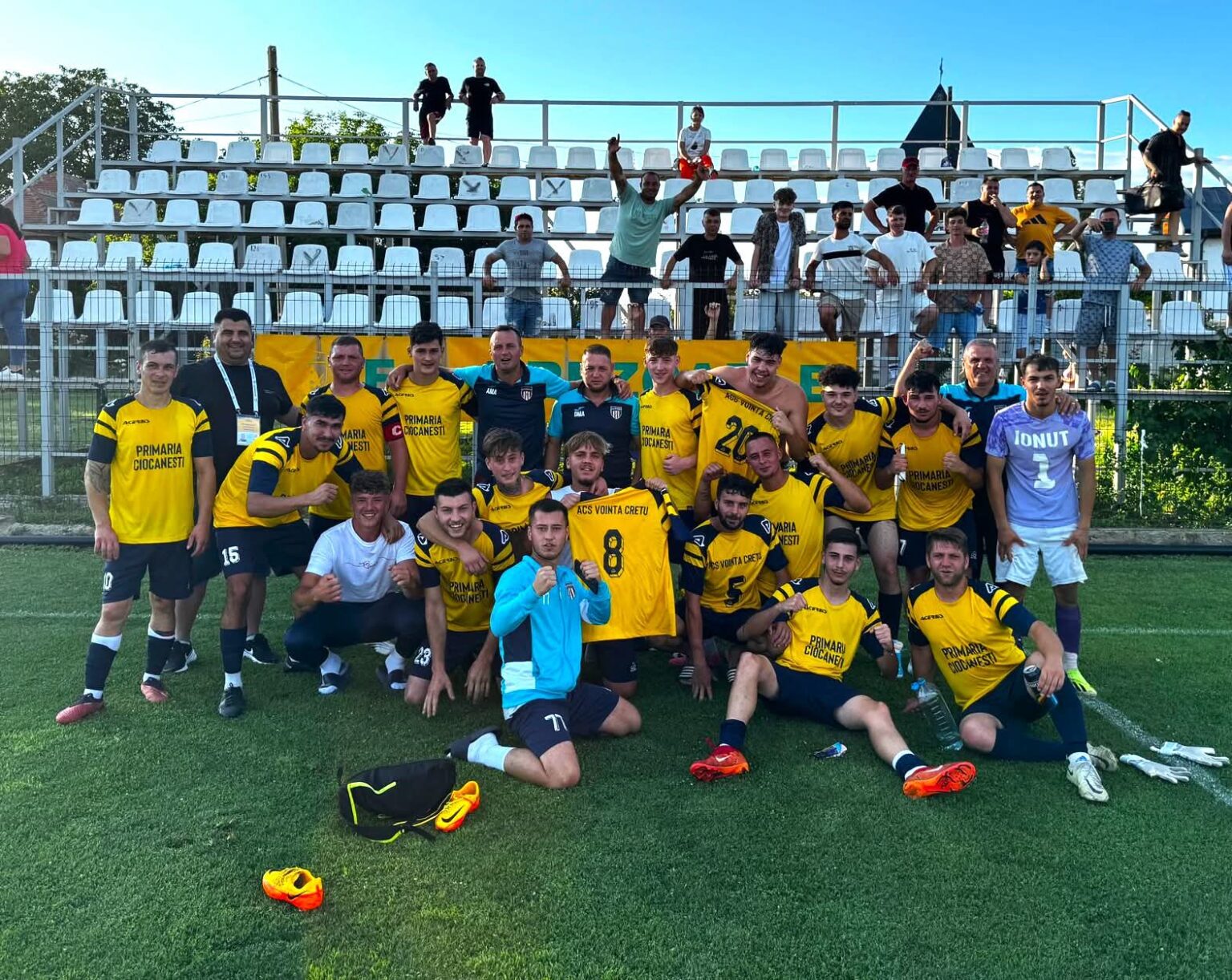 Voința Crețu promovează spectaculos în Liga 4, chiar pe terenul unde retrograda în urmă cu doi ani