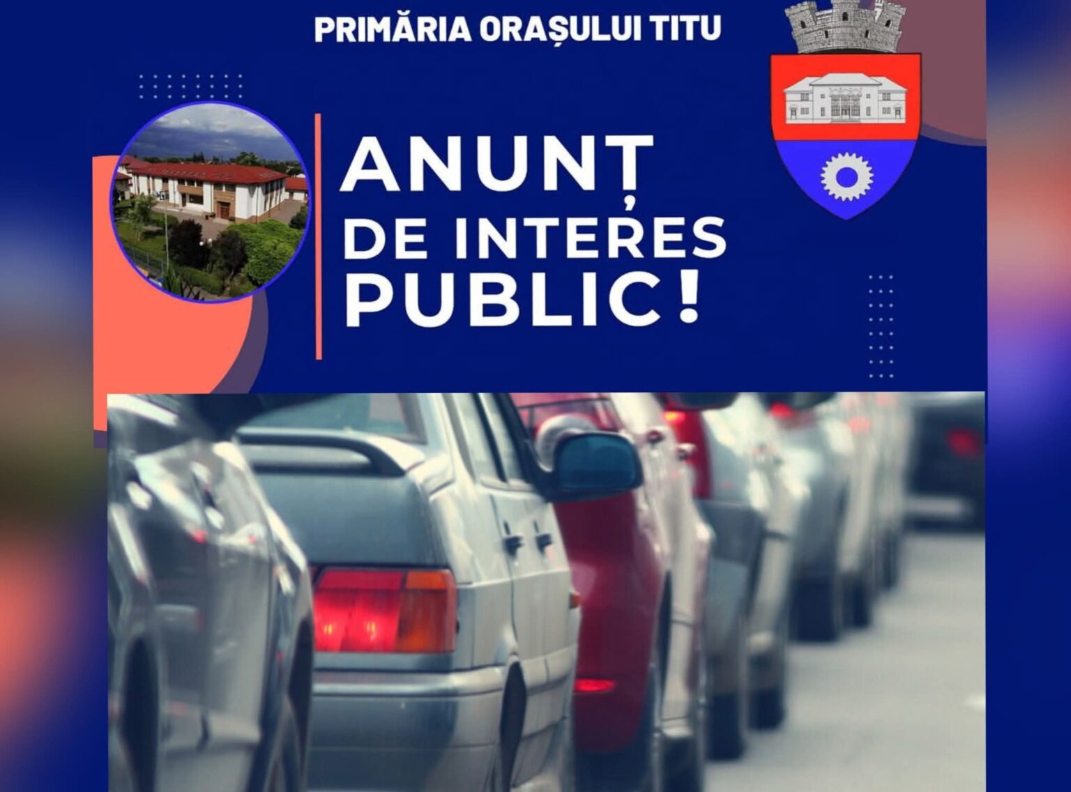 ANUNȚ IMPORTANT pentru proprietarii de vehicule din orașul Titu: Radierea din oficiu a autovehiculelor conform noii legislații ANUNȚ IMPORTANT pentru proprietarii de vehicule din orașul Titu: Radierea din oficiu a autovehiculelor conform noii legislații