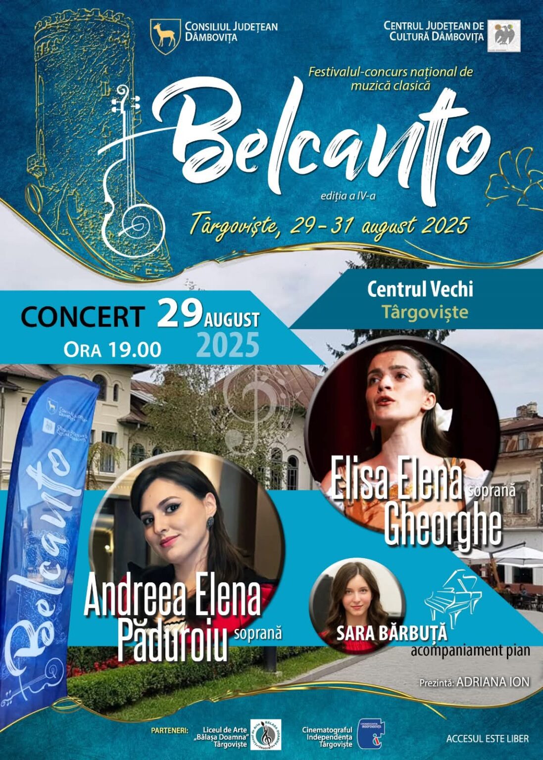 Debutează Festivalul-Concurs Național de Muzică Clasică „Belcanto” la Târgoviște