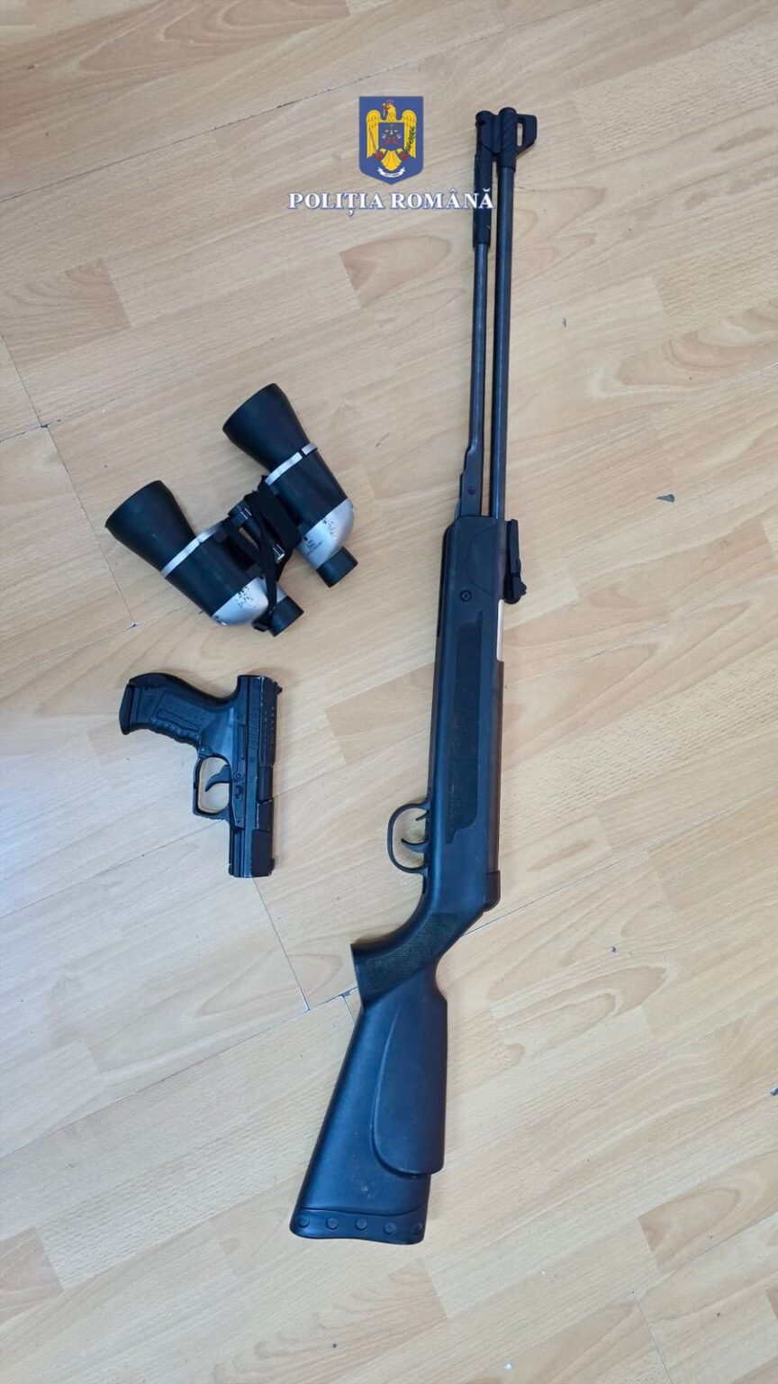 Percheziții în Dâmbovița: Arme și animale confiscate într-un dosar de braconaj