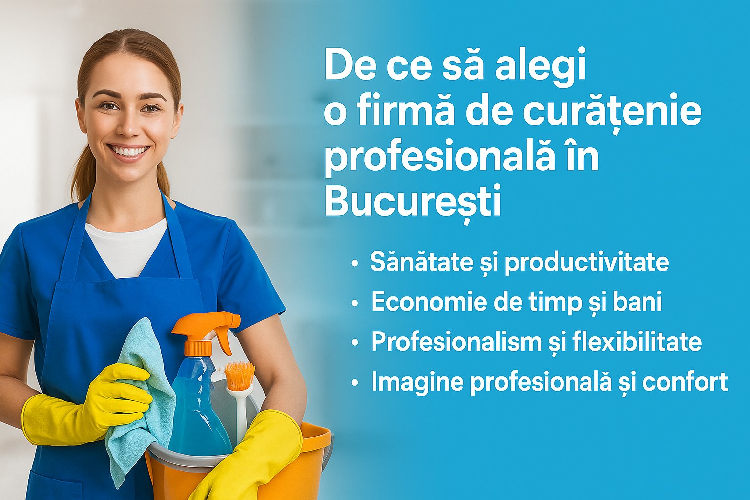 De ce să alegi o firmă de curățenie profesională în București