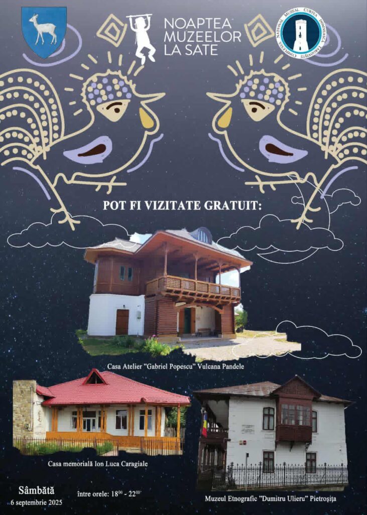 Descoperă patrimoniul rural al Dâmboviței la „Noaptea Muzeelor la Sate”