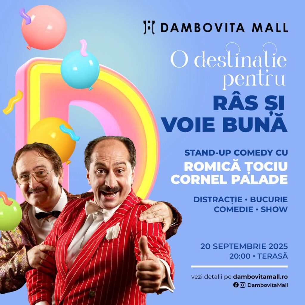 Romică Țociu & Cornel Palade aduc hohote de râs la Dâmbovița Mall