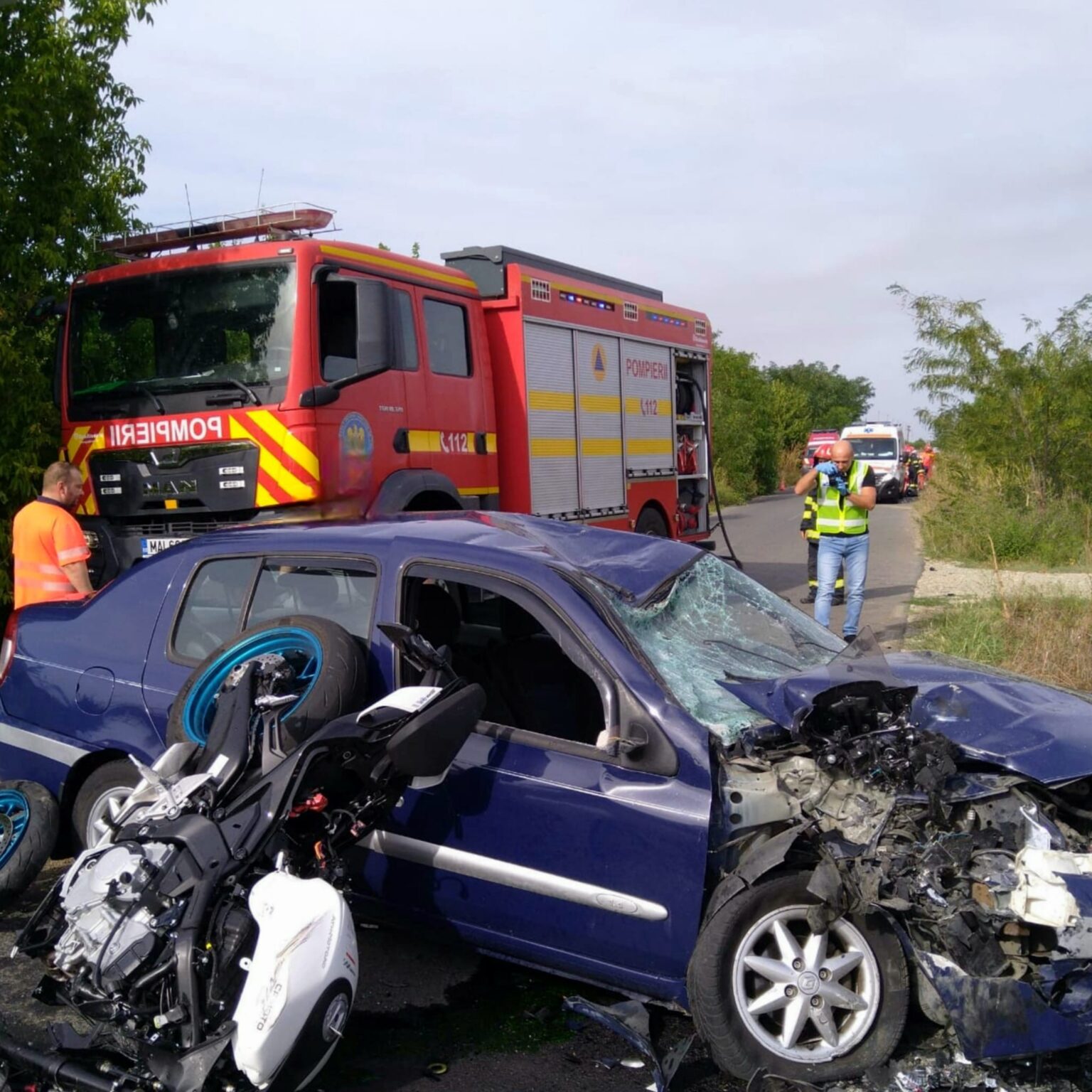 Tragedie  între Cosoba și Brezoaele: Un motociclist a murit