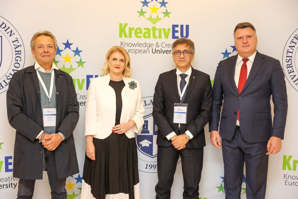 Universitatea Valahia din Târgoviște  devine hub european de educație și cultură prin KreativEU
