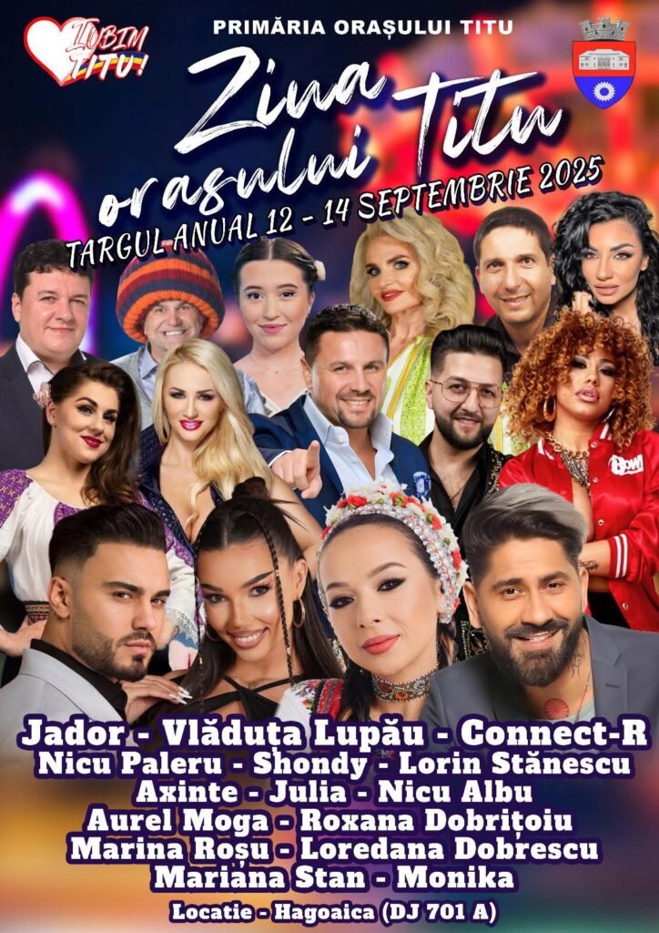 Ziua Orașului Titu, prima ediție oficială, sărbătorită la Târgul Anual de la Hagioaica