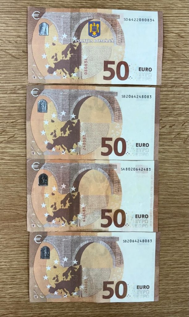 Descinderi în Târgoviște: bărbat și două femei reținuți pentru falsificarea de bancnote și înșelăciune