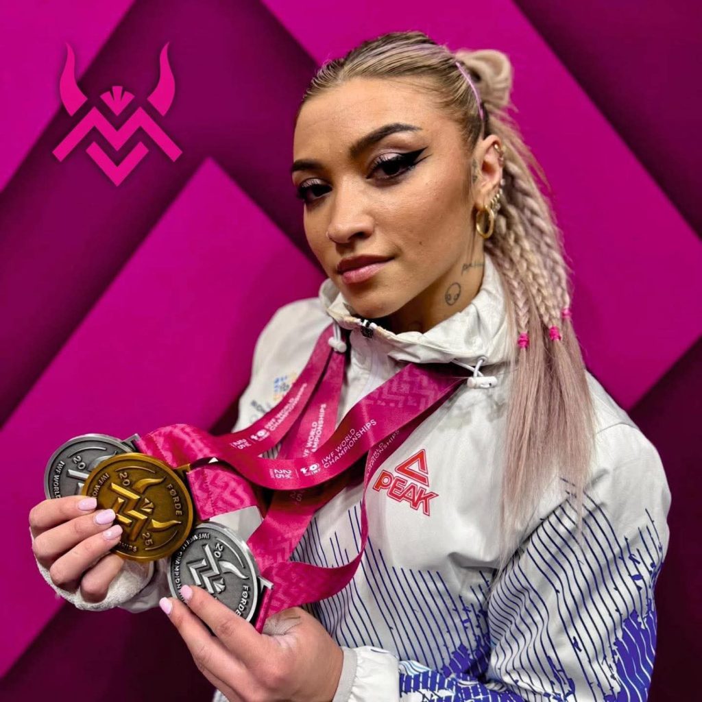 Mihaela Cambei, campioană mondială la smuls și dublă vicecampioană la Mondialele de haltere din Norvegia