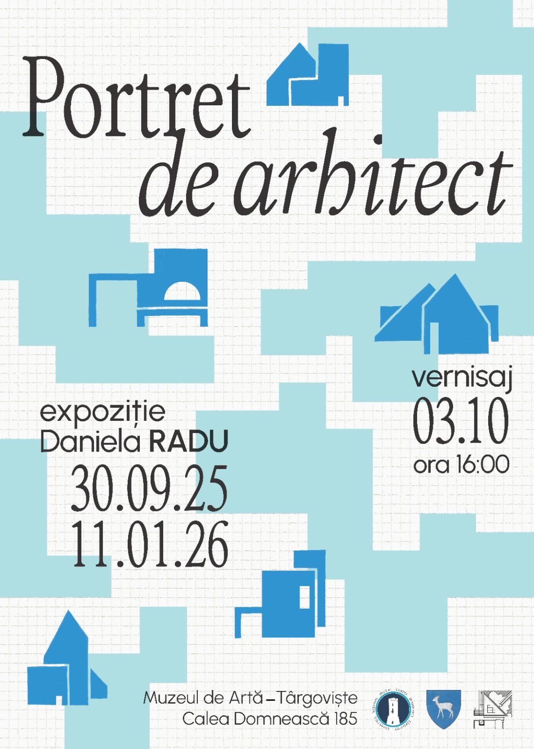 „Portret de arhitect” – expoziție de grafică și arhitectură semnată de arh. Daniela Radu, la Muzeul de Artă din Târgoviște