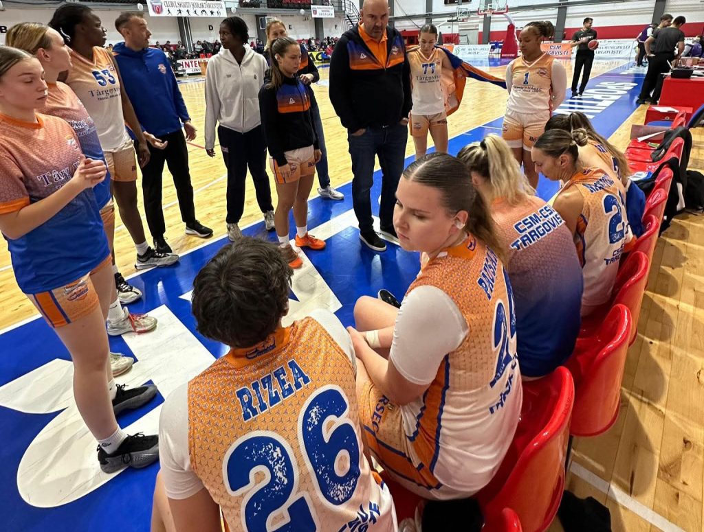 CSM CSU Târgoviște, învinsă de Rapid București după un meci dificil 