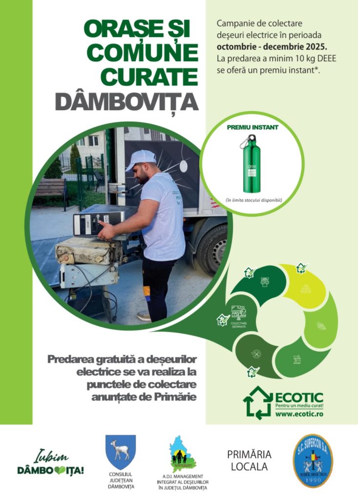 Primăria Răzvad organizează campanie de colectare a deșeurilor electrice
