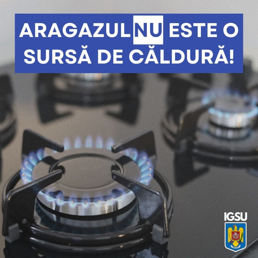 Stop tragediilor! Aragazul NU este o sursă de încălzire!