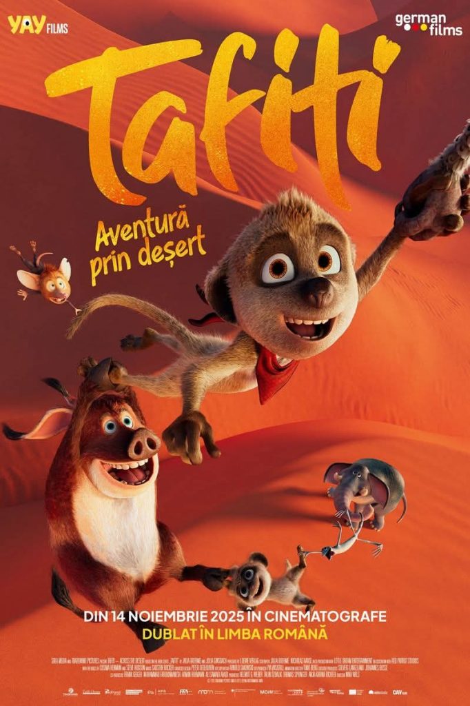 Weekend de animație și aventură la Cinema Independența: „Taffiti: Aventură prin deșert” și „Ștrumfii: Filmul” îi așteaptă pe cei mici și mari