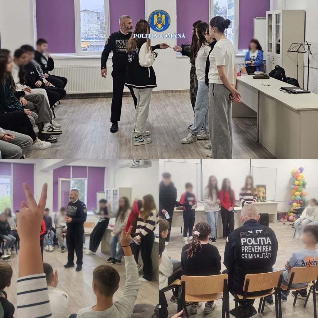 Polițiștii și jandarmii dâmbovițeni, acțiuni preventive pentru siguranța elevilor în școli