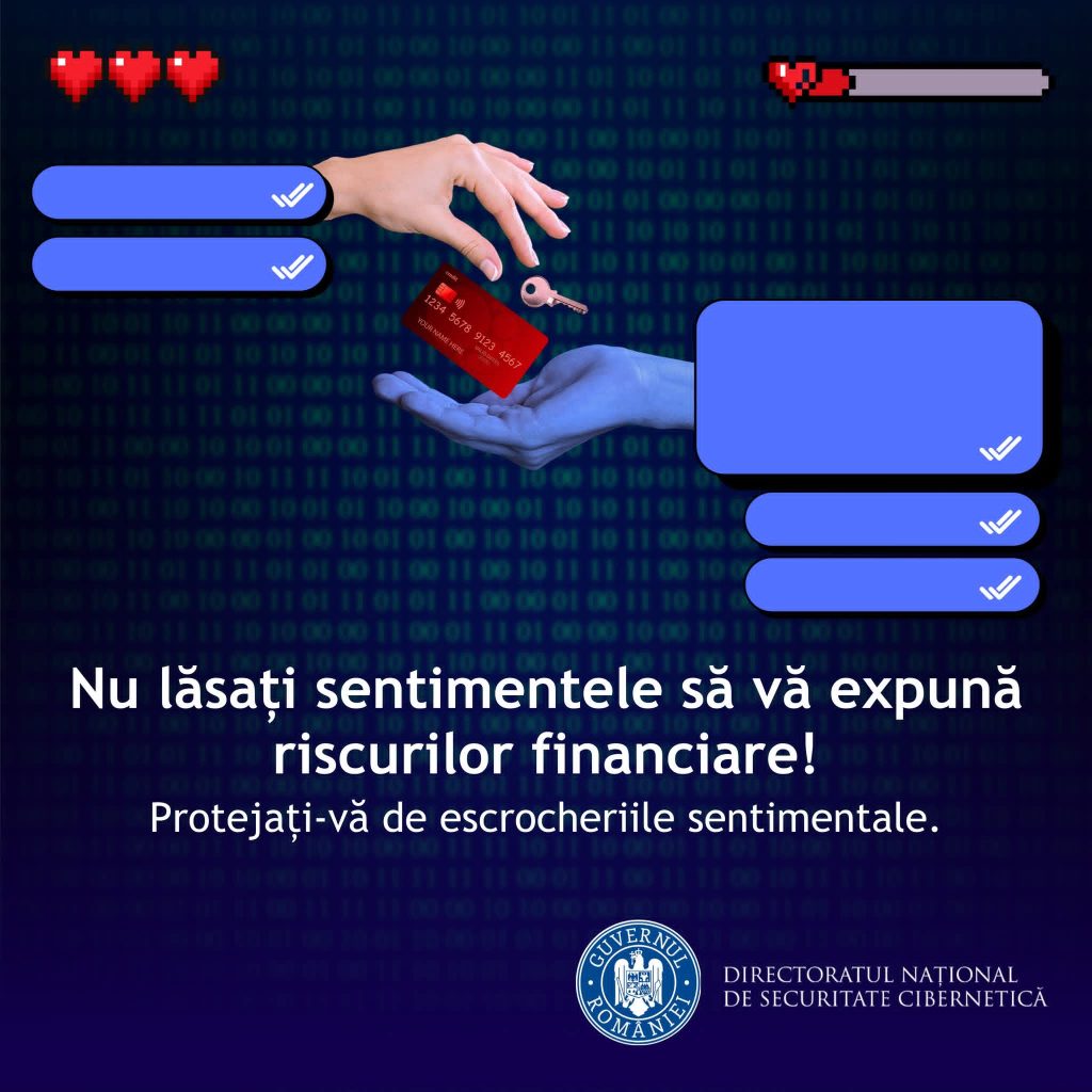 Fraudele romantice fac tot mai multe victime în mediul online, DNSC avertizează: „Încrederea se câștigă greu, dar se poate pierde rapid”