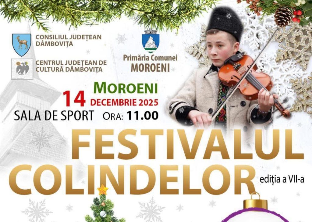  Moroeni devine capitala colindelor! Festivalul Colindelor – ediția a VII-a